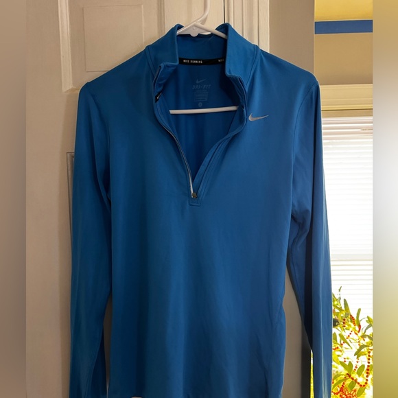 Nike Tops - Nike Blue Running Jacket with Dri-FIT